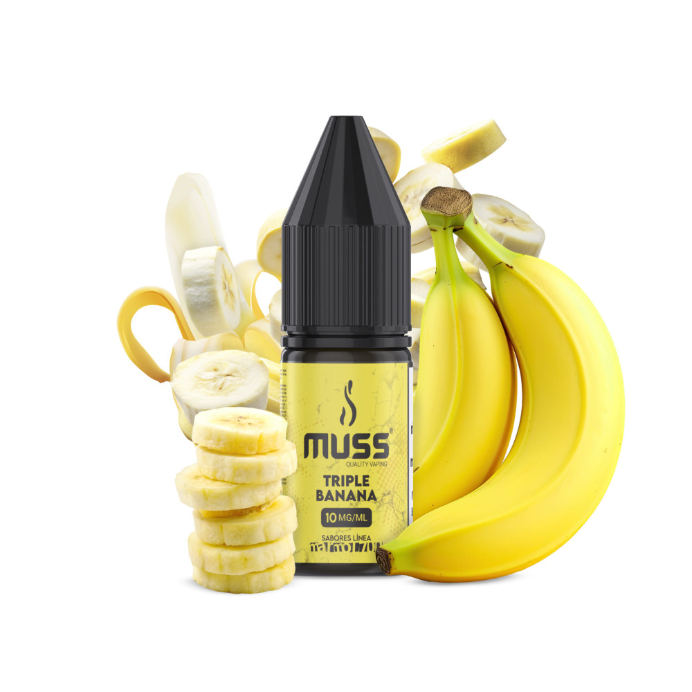MUSS Sales de nicotina 10mg/ml Triple Banana