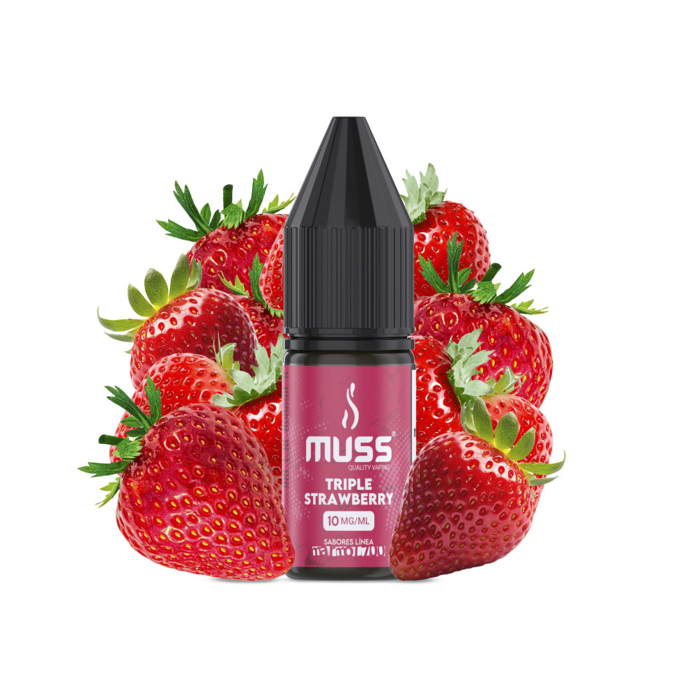 MUSS Sales de nicotina 10mg/ml Triple Strawberry