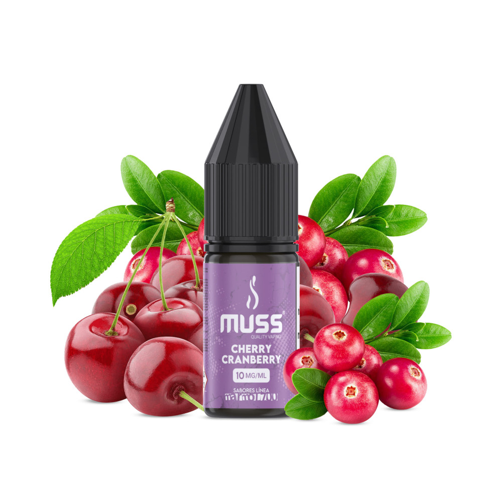 MUSS Sales de nicotina 10mg/ml Cherry Cranberry