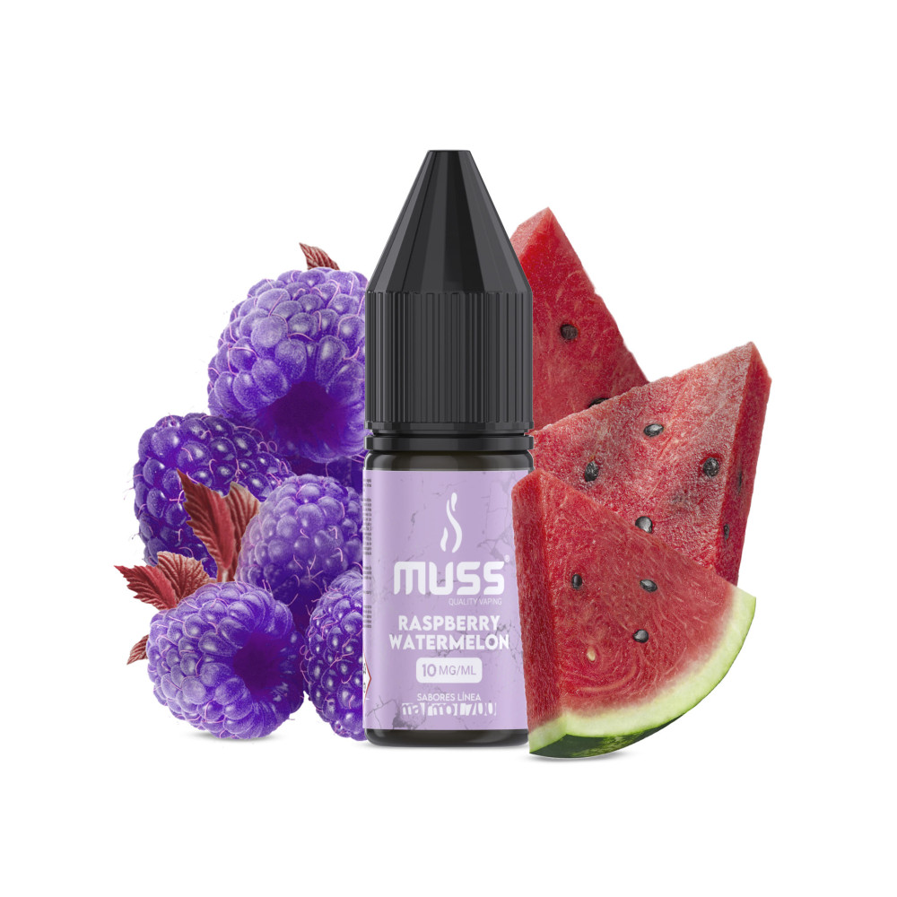 MUSS Sales de nicotina 10mg/ml Raspberry Watermelon