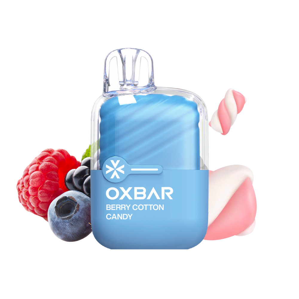 OXBAR MINI 600 2% Algodón de azúcar y arándanos